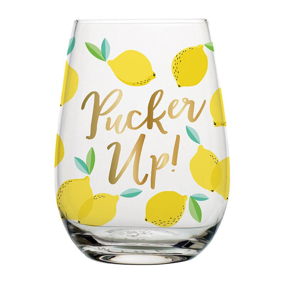Wine Glass - Pucker Up