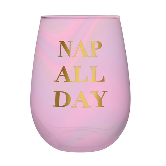 Wine Glass - Nap All Day