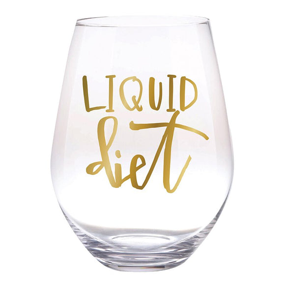 Liquid Diet Jumbo Wine Glass