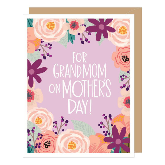 FLORAL GRANDMOM MOTHER'S DAY CARD