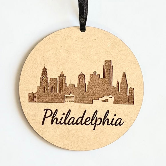 Philadelphia Skyline Ornament