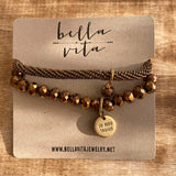 Mantra Beaded Bracelet