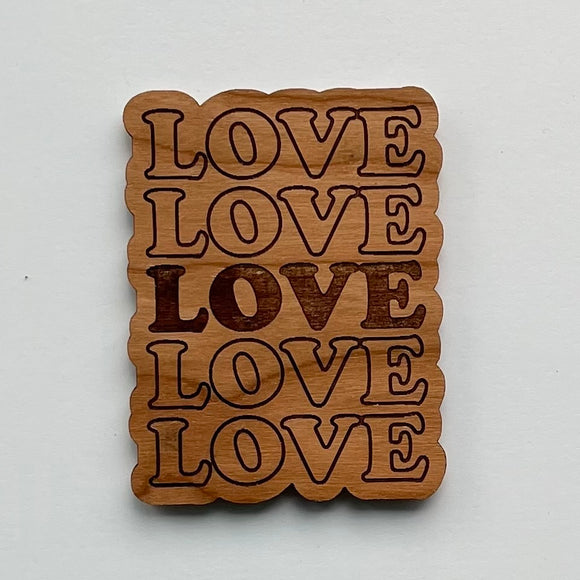 LoveLoveLove Magnet